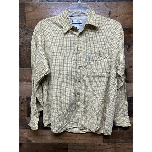 Columbia Men's Long Sleeve Button‎ Up Size Large - Picture 1 of 5